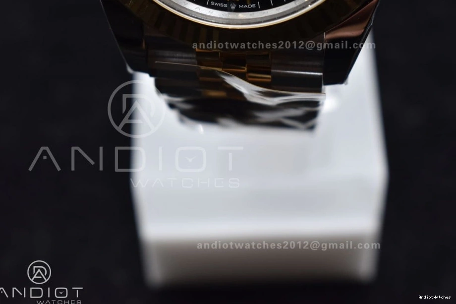 904L VR SS 41 MoistureWicking 126333 YG 602 Stick DateJust Jubilee 1:1 Bracelet on Black Steel Clean Best Edition Dial 0108